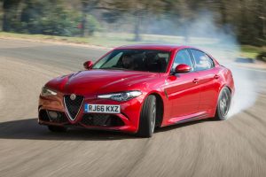 alfa romeo giulia quadrofoglio front drift
