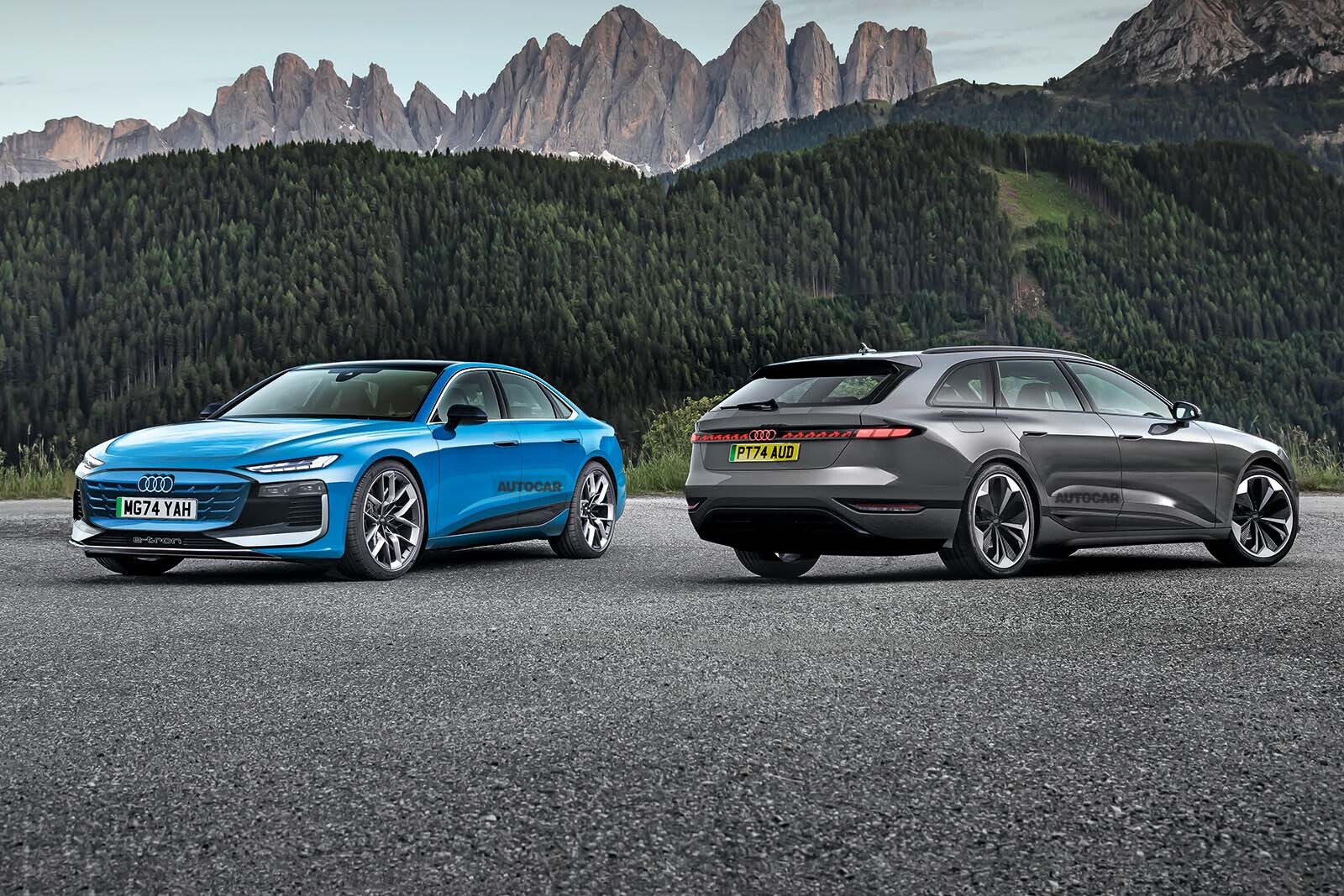 audi a4 render